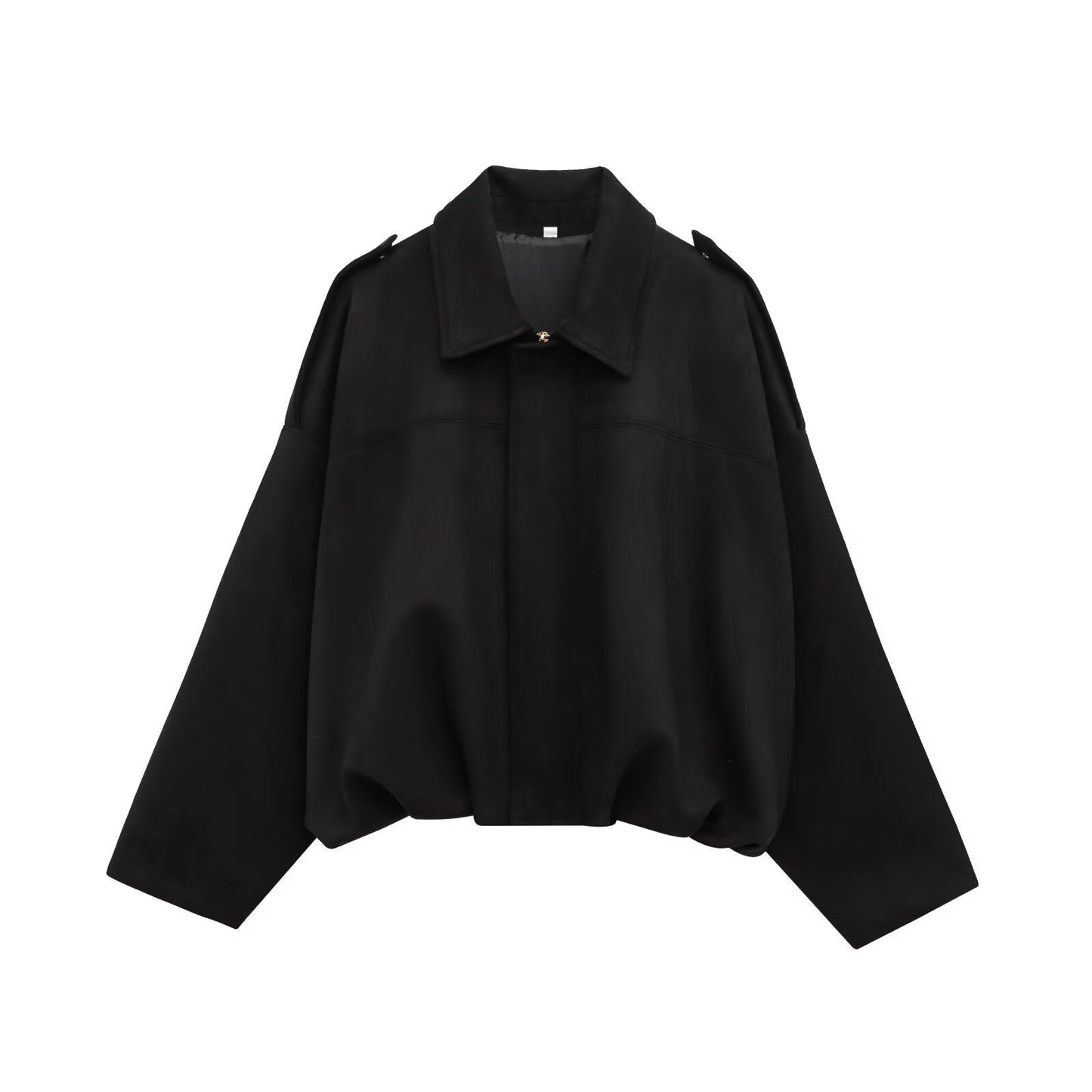 Damen Oversizedjacke aus weichem Textil mit modernem Schnitt ModeGeist