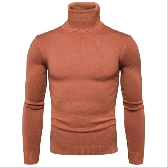 Herren eleganter Rollkragenpullover aus feiner Merinowolle ModeGeist