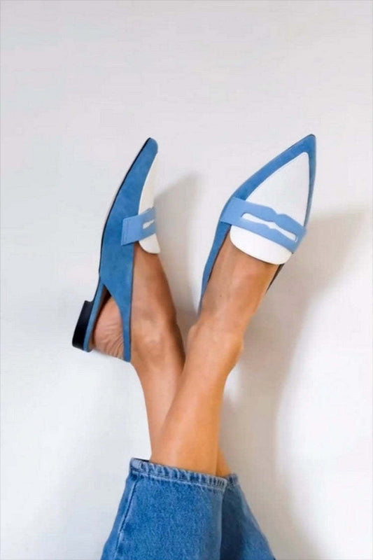 MODEGEIST Damen Slingback-Loafer Komfortabel