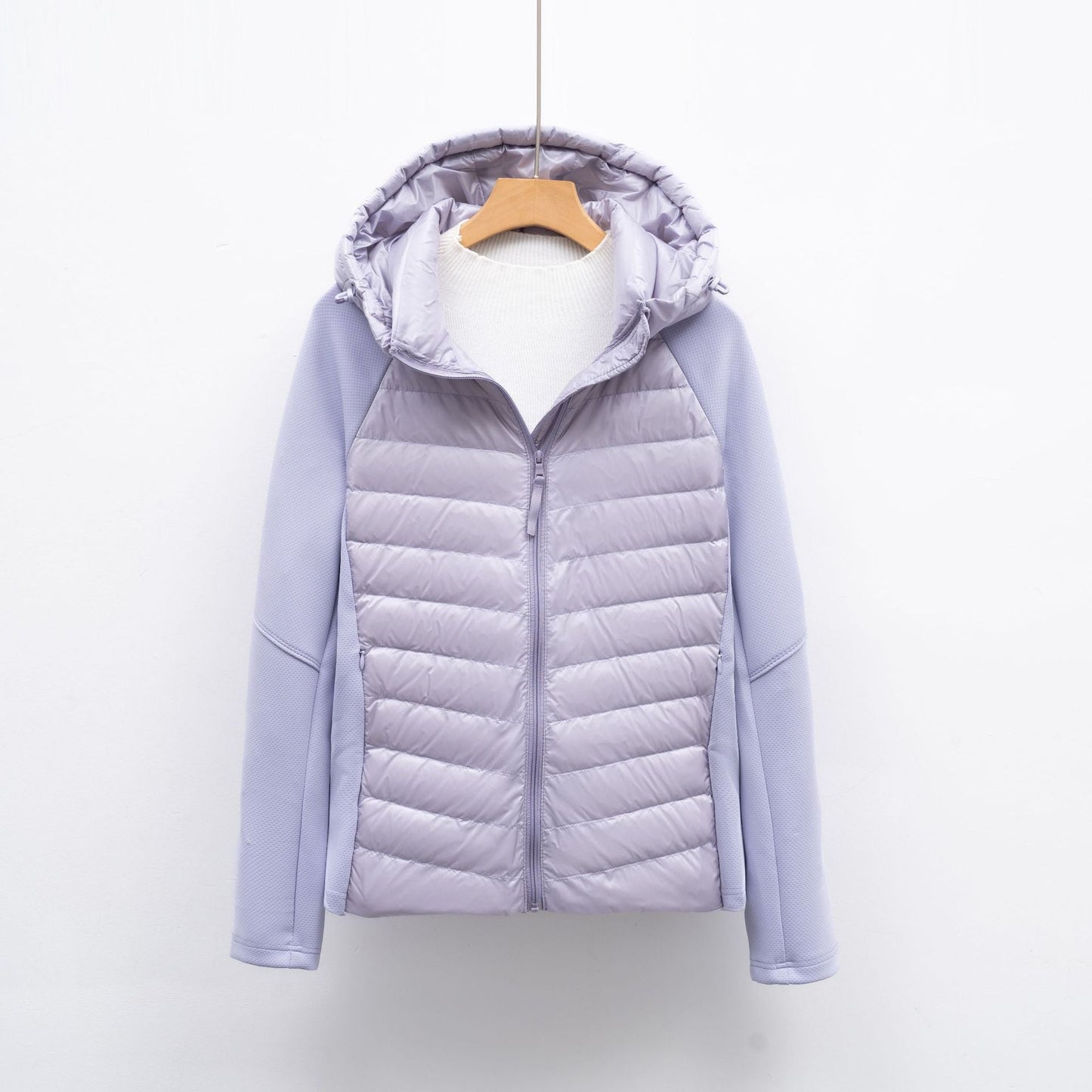 Damen vielseitige Hybridjacke mit Kapuze ModeGeist