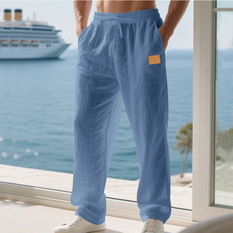 Herren Bequeme und luftige Sommerhose aus leichtem Leinenmaterial ModeGeist