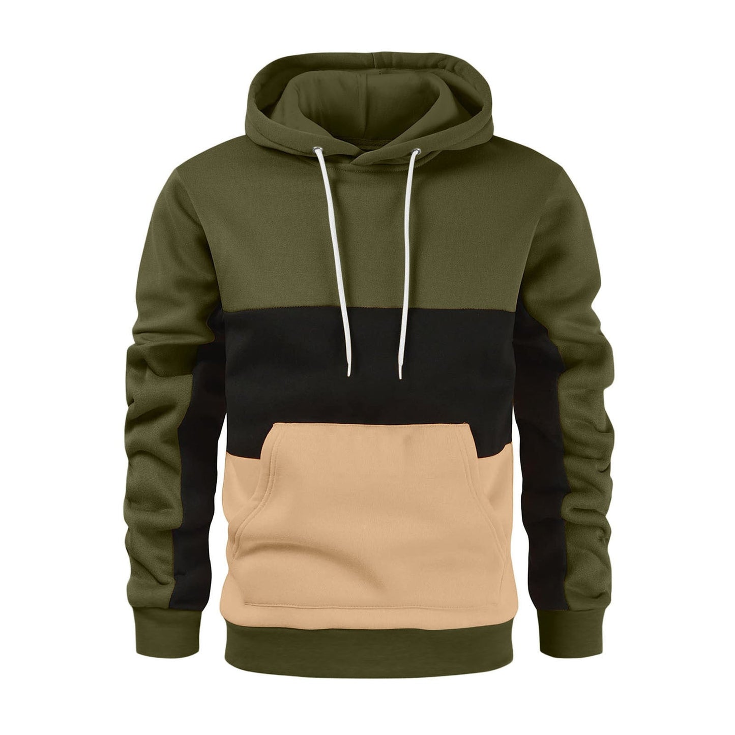 Herren Kapuzenpullover mit modischem Farbblockdesign ModeGeist