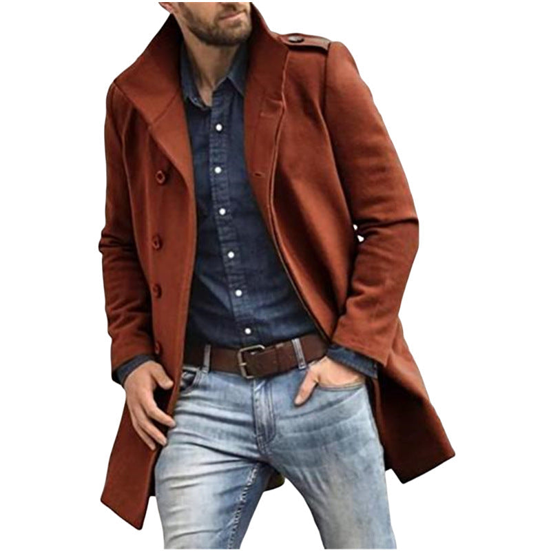 Herren klassischer Trenchcoat mit modernem Schnitt ModeGeist