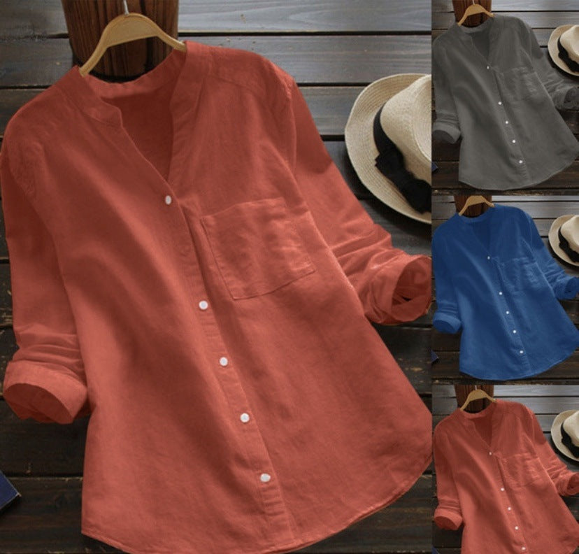 Damen Bluse mit eleganter Knopfleiste und moderner Passform ModeGeist