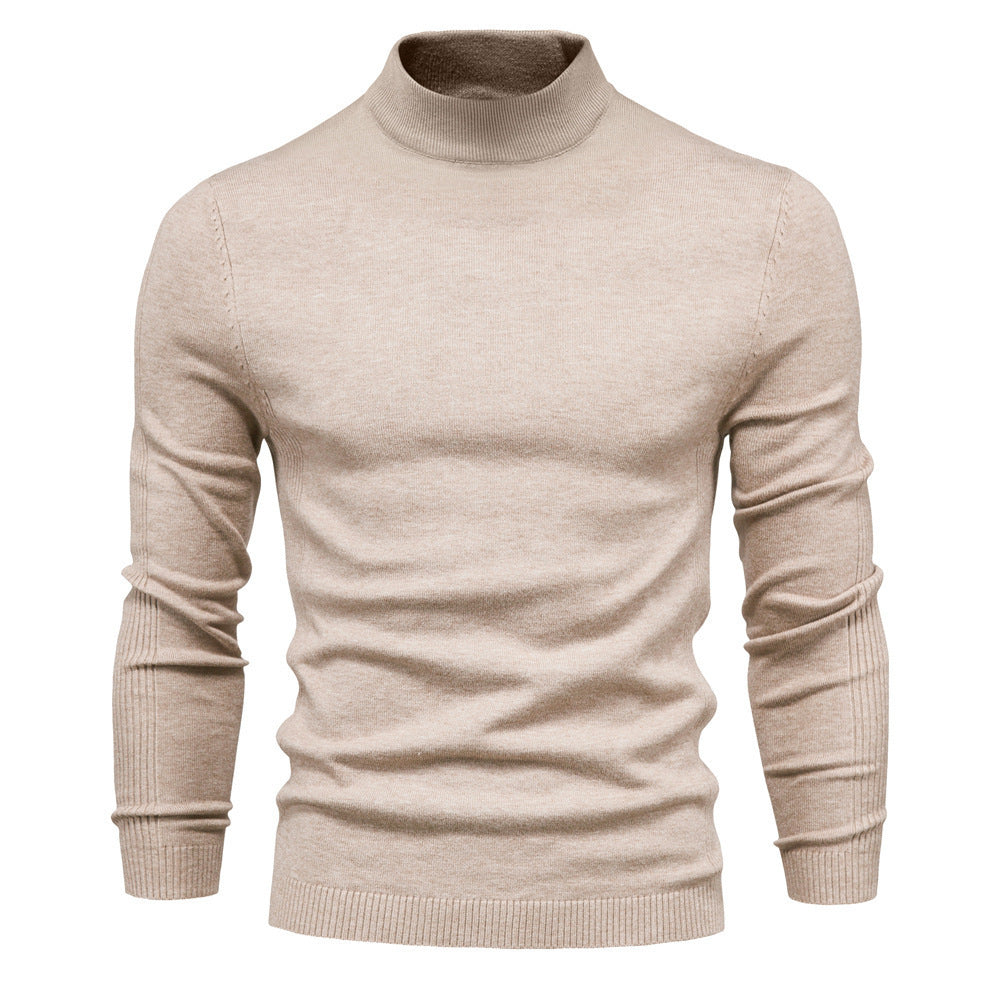 Herren stilvoller Rollkragenpullover aus weicher Merinowolle ModeGeist