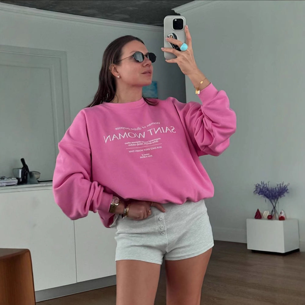 ModeGeist | Sweatshirt Gerippter Saum