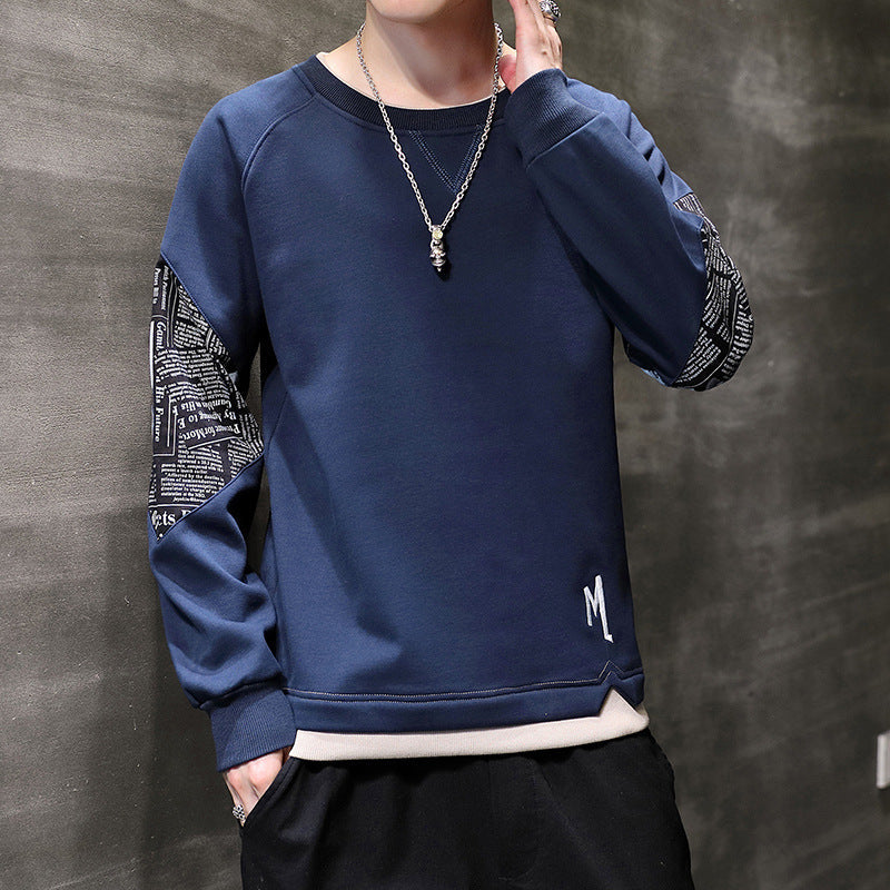 Herren modisches Sweatshirt mit einzigartigen Druckdetails ModeGeist