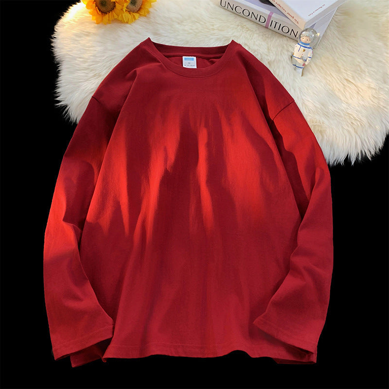 Damen Lässiges Langarmshirt aus hochwertiger Baumwolle ModeGeist