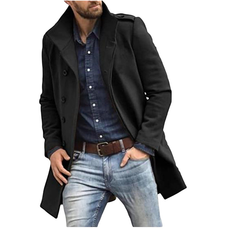 Herren klassischer Trenchcoat mit modernem Schnitt ModeGeist