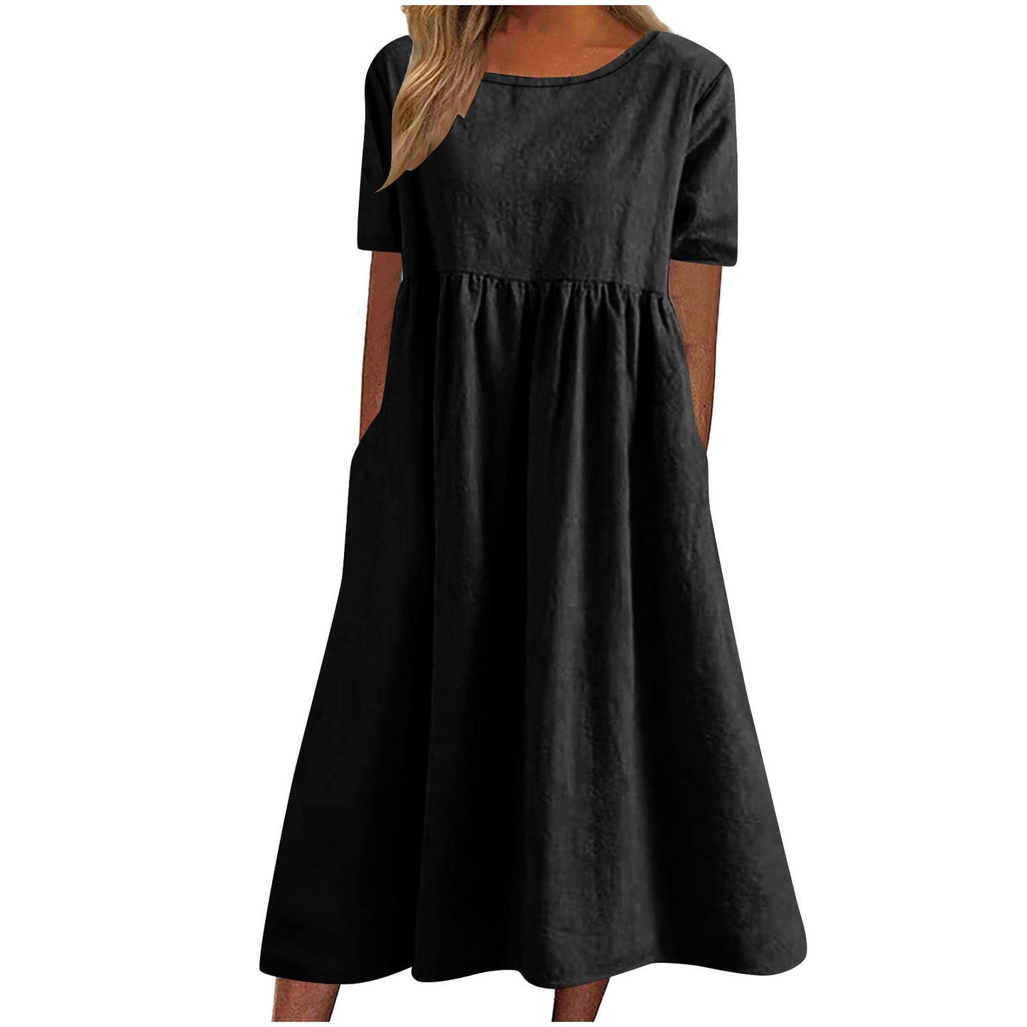 Damen lässiges Maxikleid mit Taschen ModeGeist