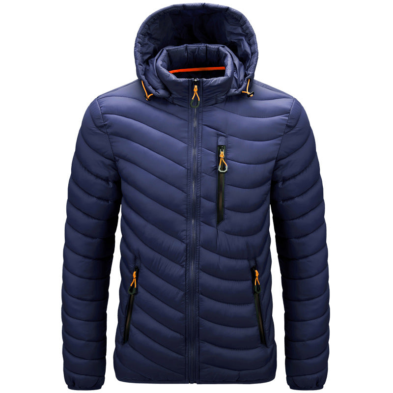 ModeGeist | Herren-Steppjacke mit Kapuze - Sverre