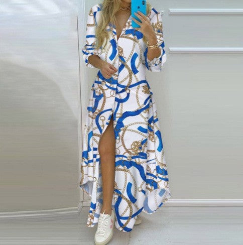 Damen Kimono-Robe mit Printdesign ModeGeist