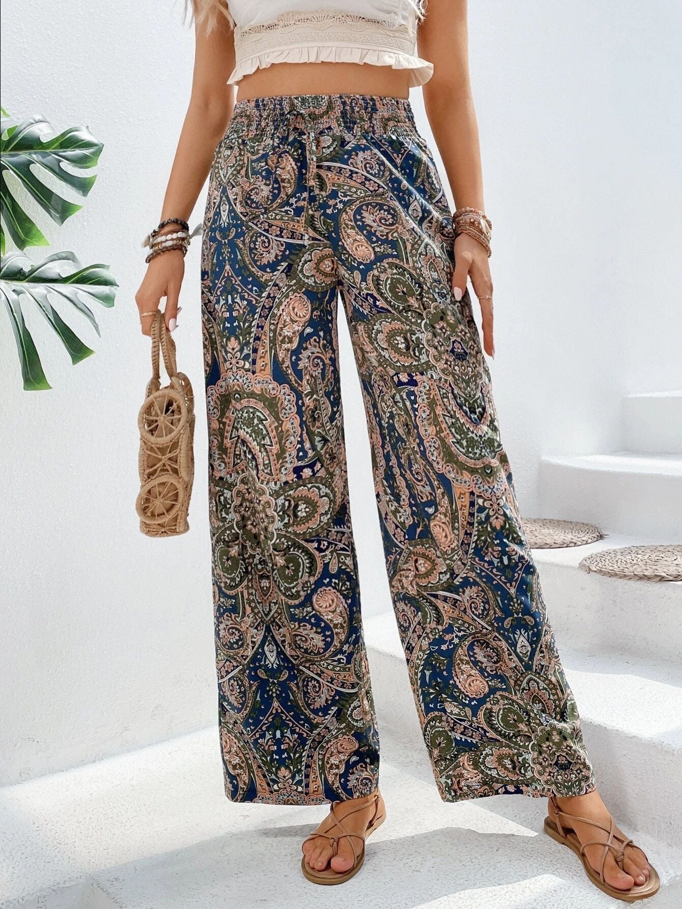 MODEGEIST Damen Palazzo Hose
