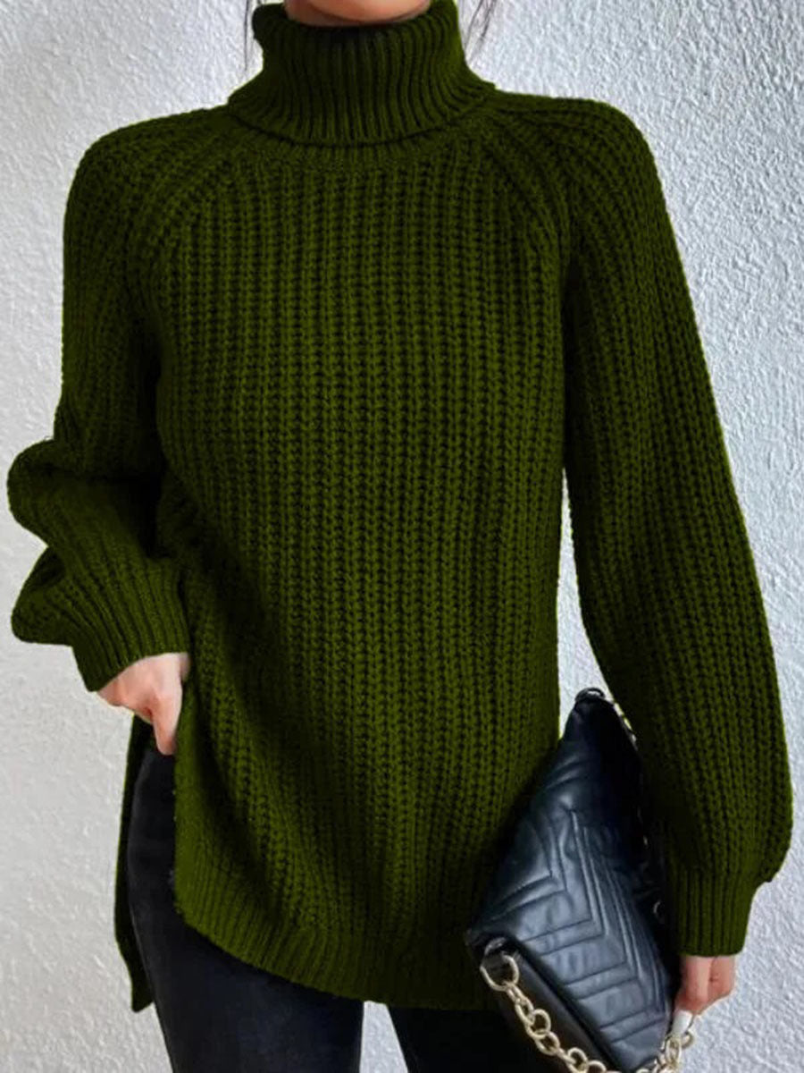 ModeGeist | Sexy Rollkragen-Strickpullover
