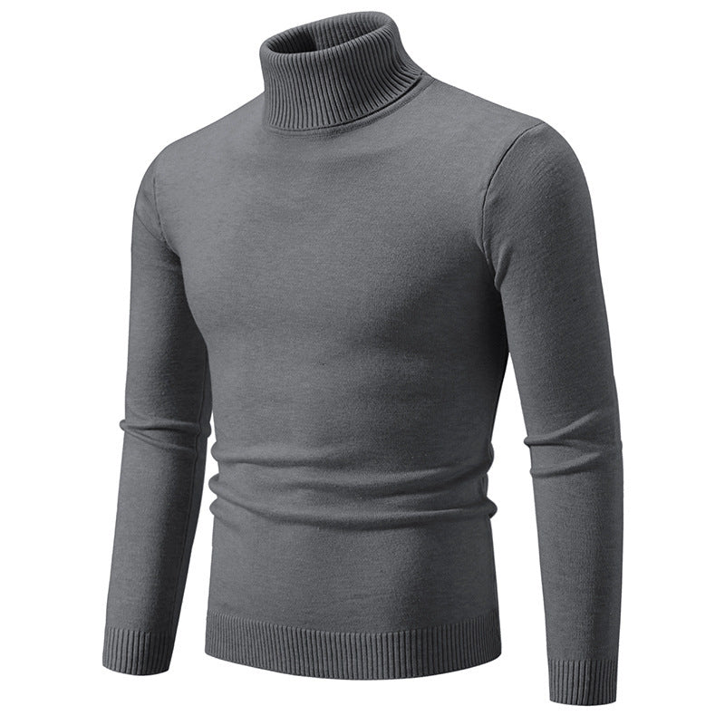 Herren eleganter Rollkragenpullover aus feiner Baumwolle ModeGeist