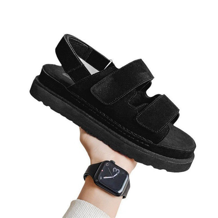 Bequeme Damen-Sandalen mit Klettverschluss von MODEGEIST