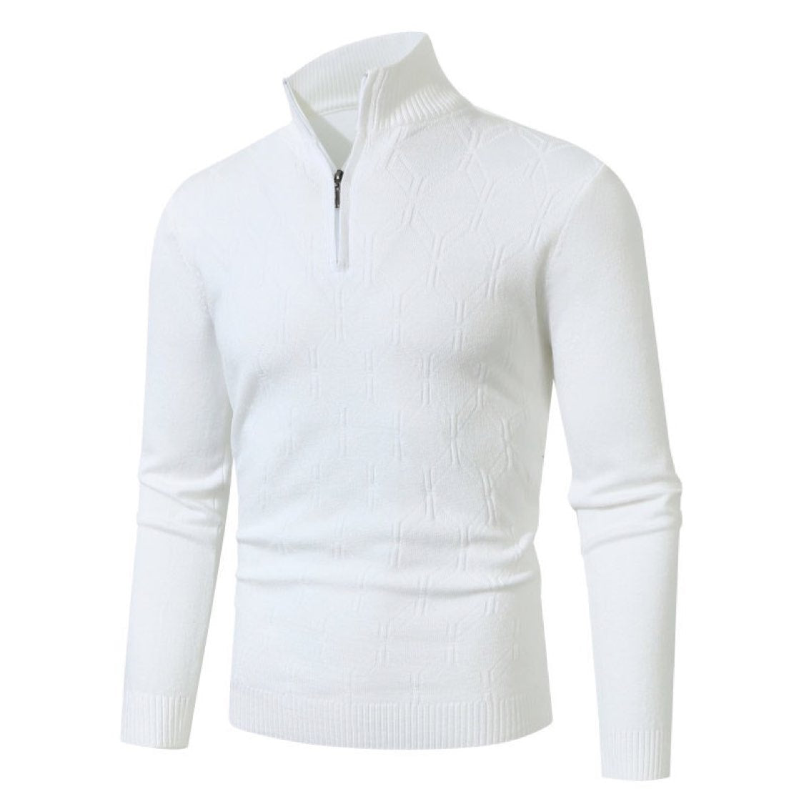 Herren Strickpullover mit modernem Strukturmuster ModeGeist
