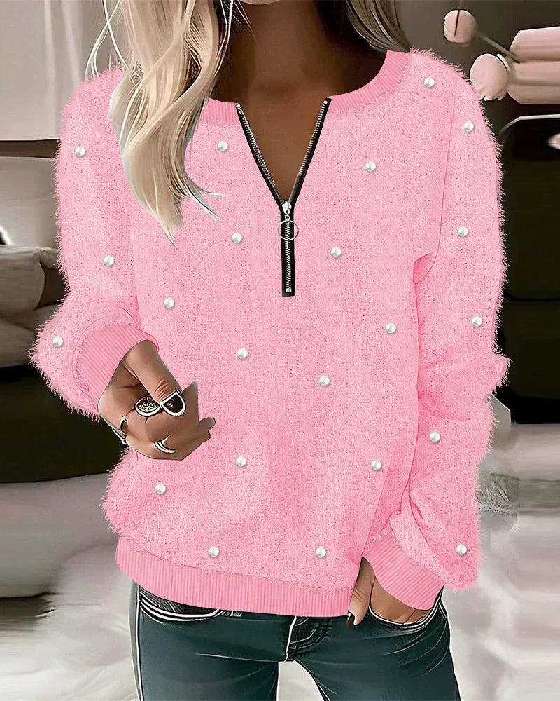 ModeGeist | Reißverschluss Sweatshirt Freizeitkleidung