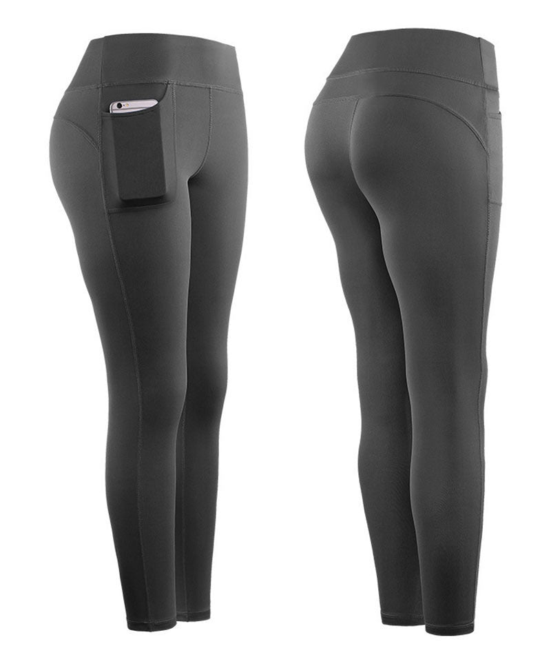 Damen Hochleistungs-Leggings mit praktischen Seitentaschen ModeGeist