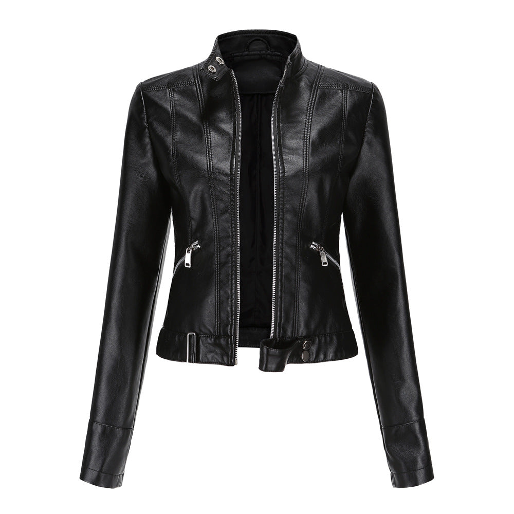 Damen Bikerjacke mit modernem Schnitt ModeGeist