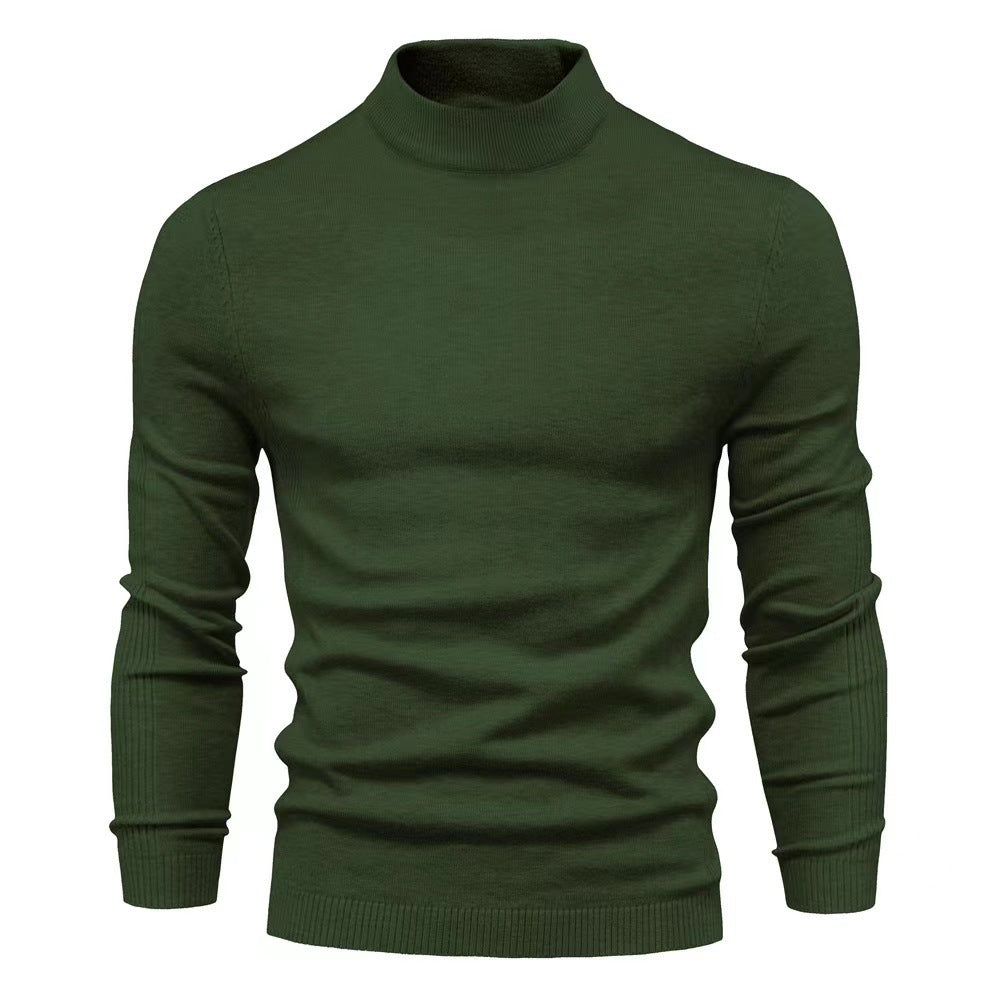 Herren stilvoller Rollkragenpullover aus weicher Merinowolle ModeGeist