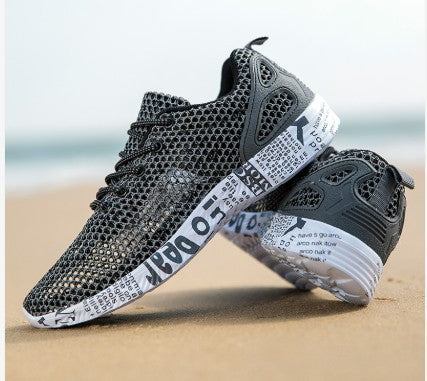 Modische Herren-Sportschuhe, leicht, atmungsaktiv und aus Netzmaterial
