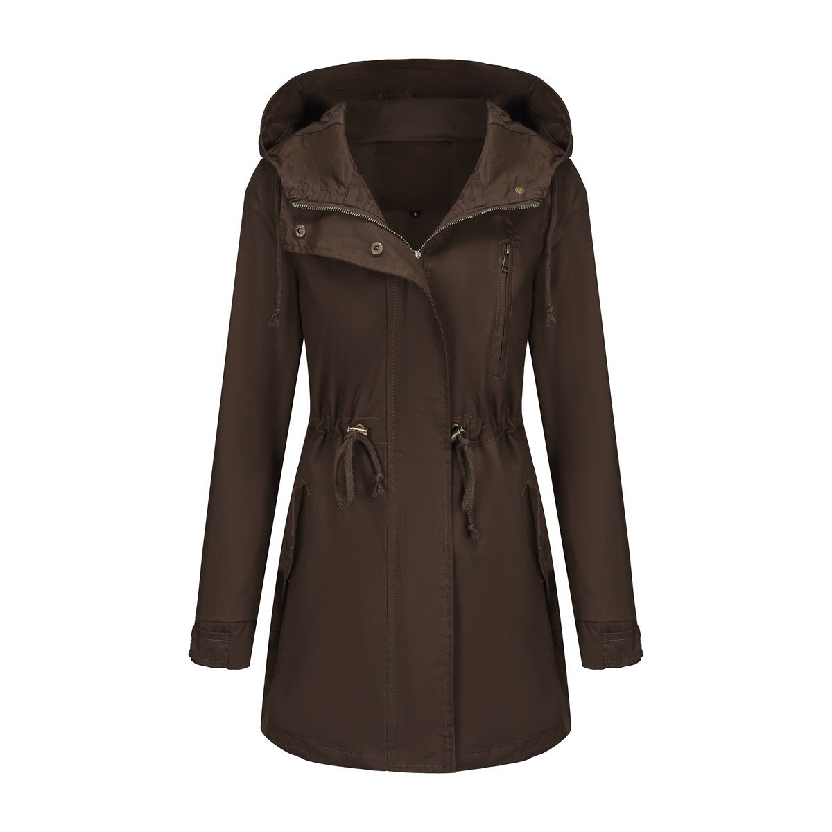 Damen Funktionsjacke mit verstellbarem Bund und Reißverschluss ModeGeist
