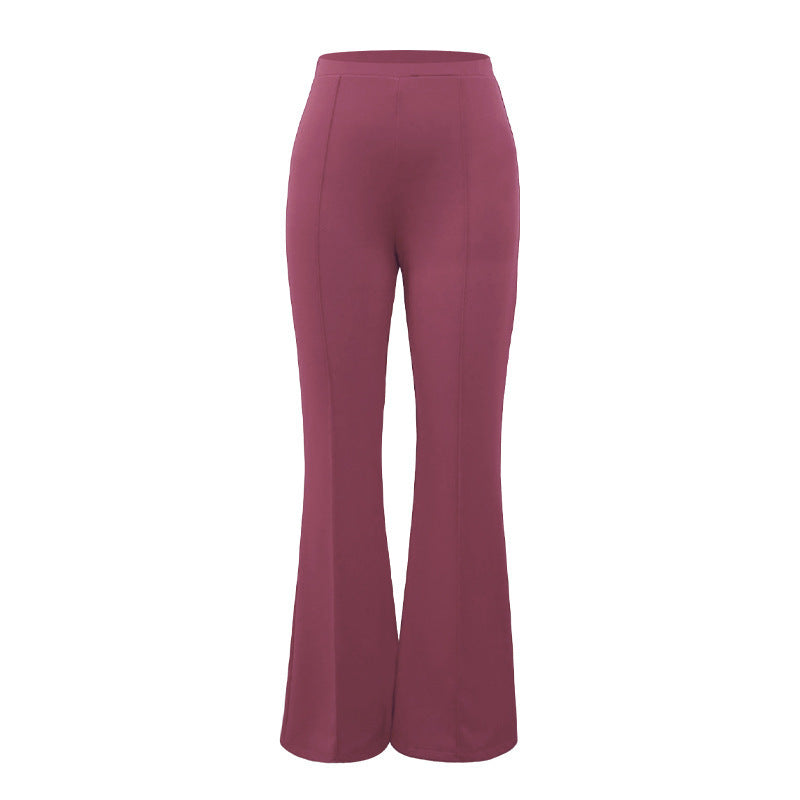 Modische, elegante und bunte Damenbluse mit mittelhohem Kragen