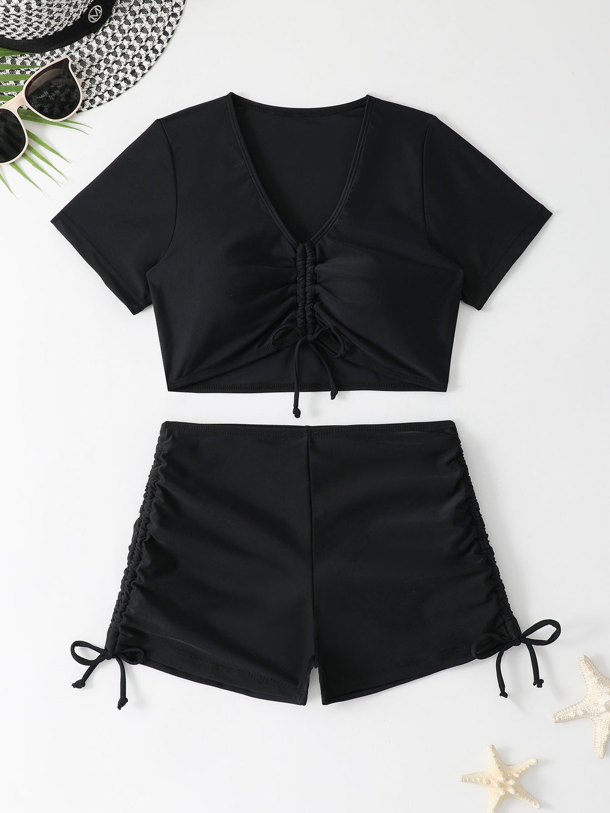 Sport-Oberteil und Shorts Set für Damen von MODEGEIST