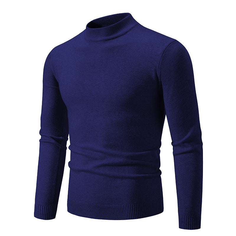Herren modischer Rollkragenpullover aus feiner Strickqualität ModeGeist
