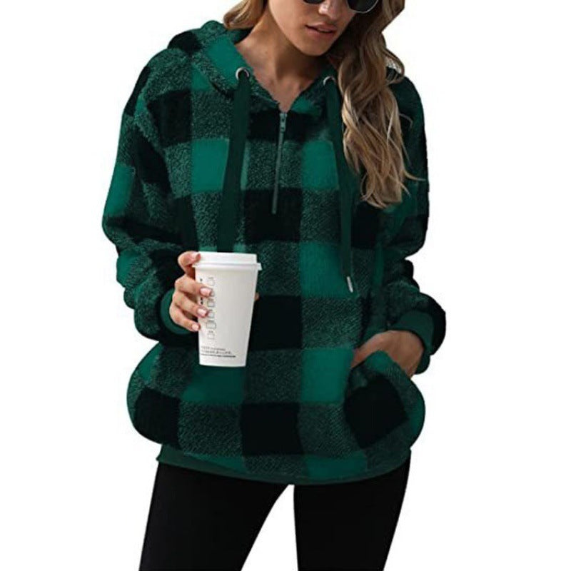 Damen kuschelige Fleece-Hoodie ModeGeist