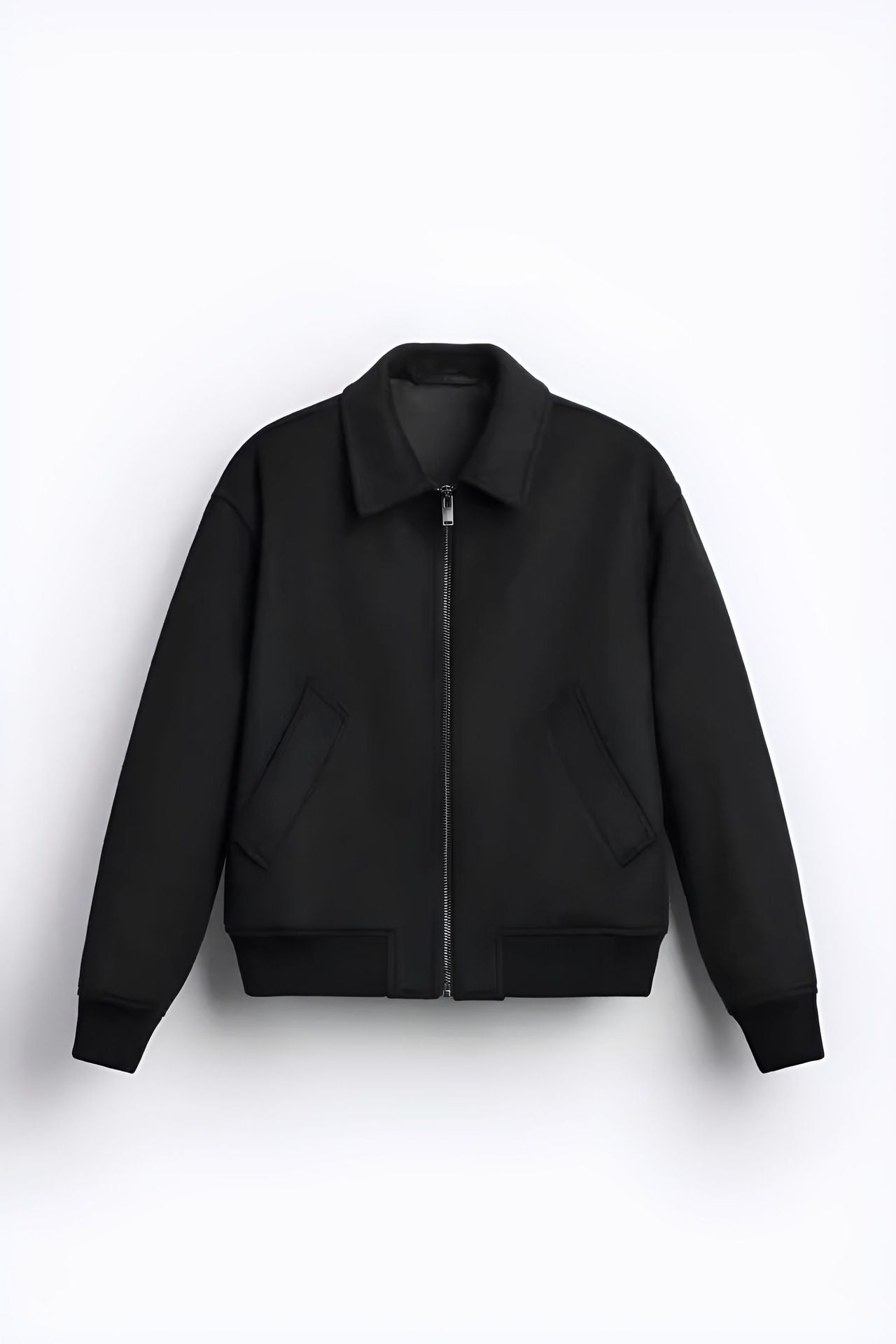 Herren Fleecejacke im sportlichen Stil mit praktischem Reißverschluss und seitlichen Taschen ModeGeist