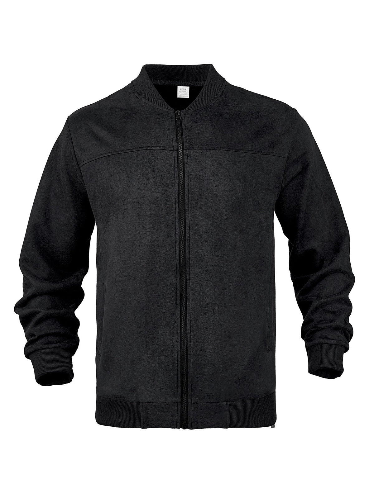 Herren moderne Bomberjacke mit bequemen Bündchen und Reißverschluss ModeGeist