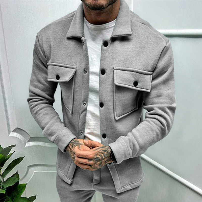 Herren Utility Jacke mit praktischen Taschen und modernem Schnitt ModeGeist