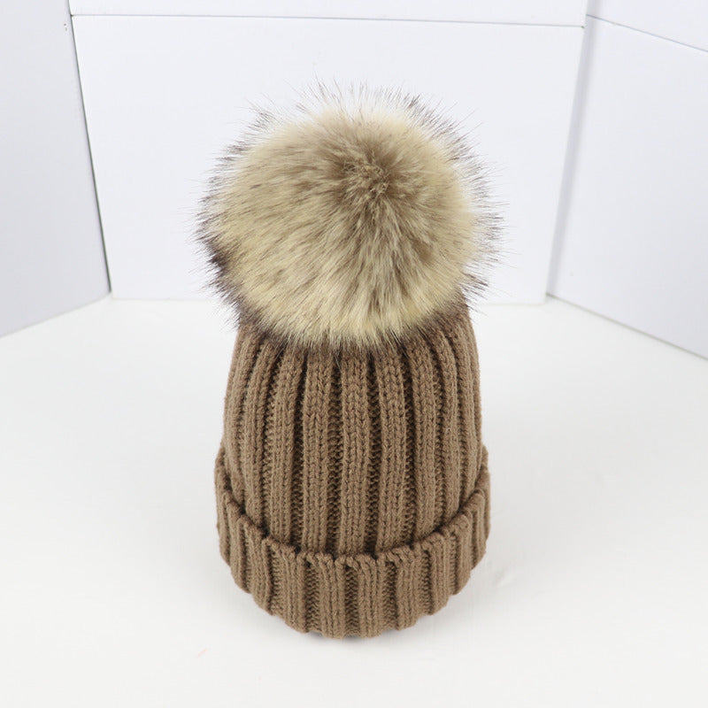 MODEGEIST Damen Strickmütze Wärme Stretch-Passform Winter Bommel