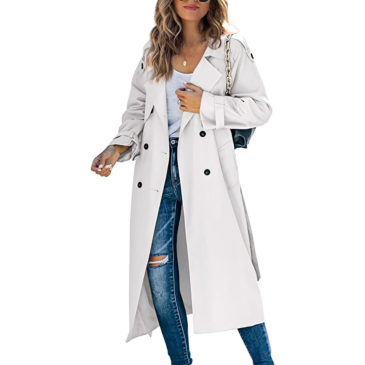 Damen eleganter Trenchcoat ModeGeist