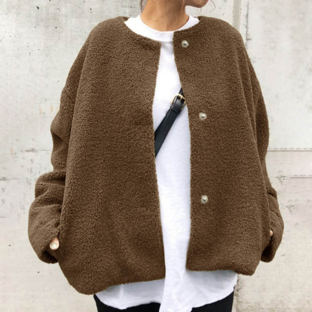 ModeGeist | Lockere modische Jacke mit Knöpfen