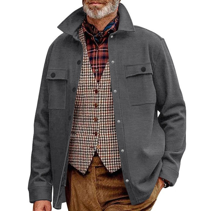 Herren lässige Outdoor-Jacke mit praktischen Taschen und modernem Schnitt ModeGeist