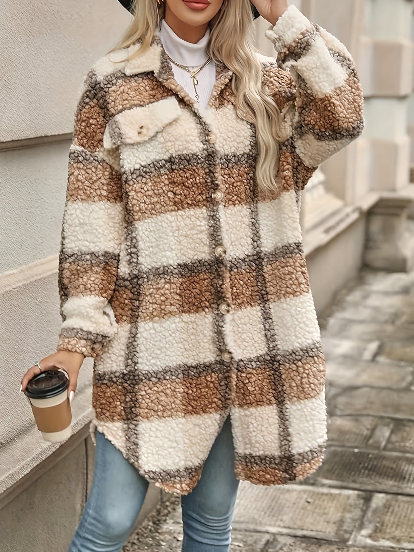 Damen Oversized Shirtjacke ModeGeist
