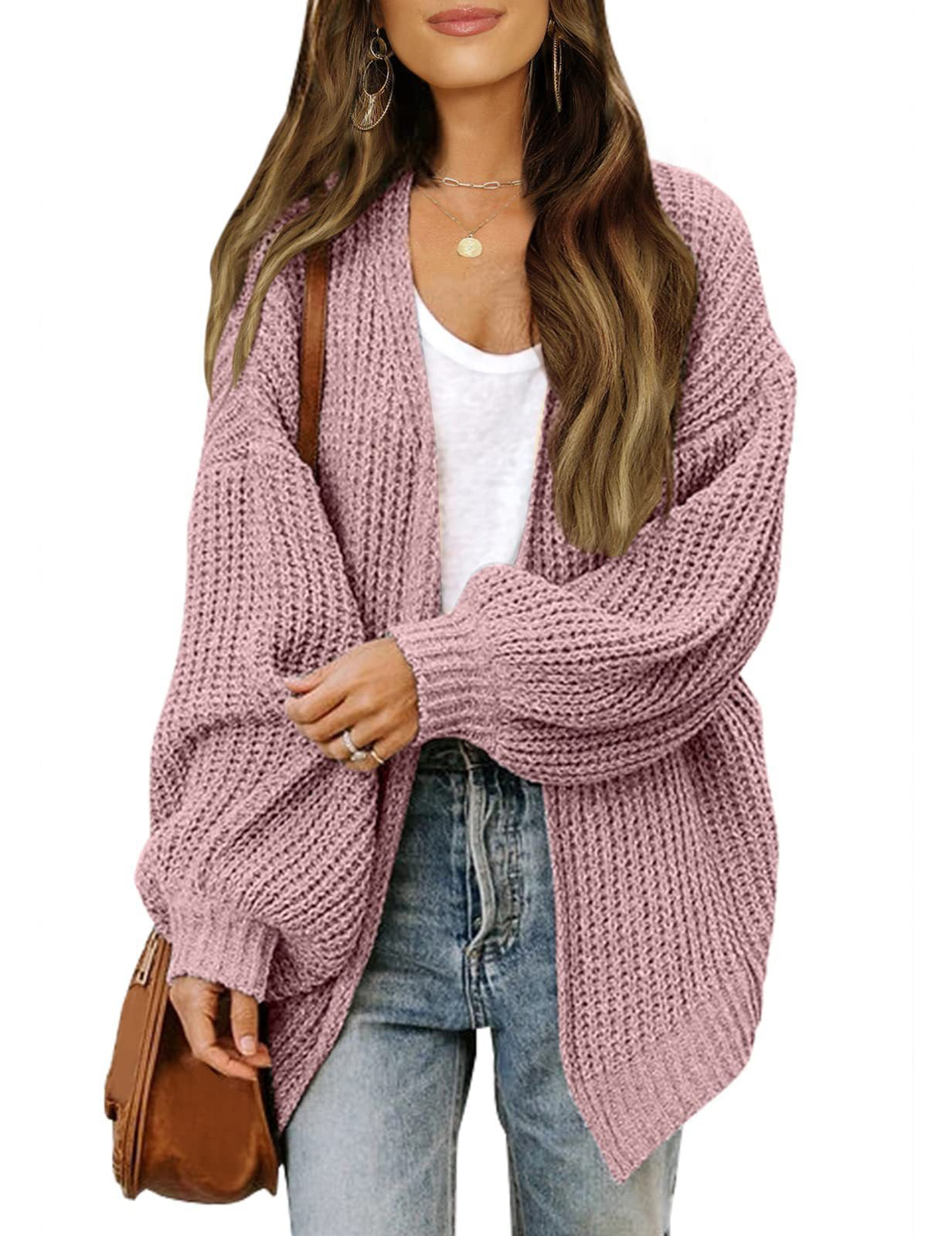 Damen lässige Strickjacke mit lockerer Passform ModeGeist