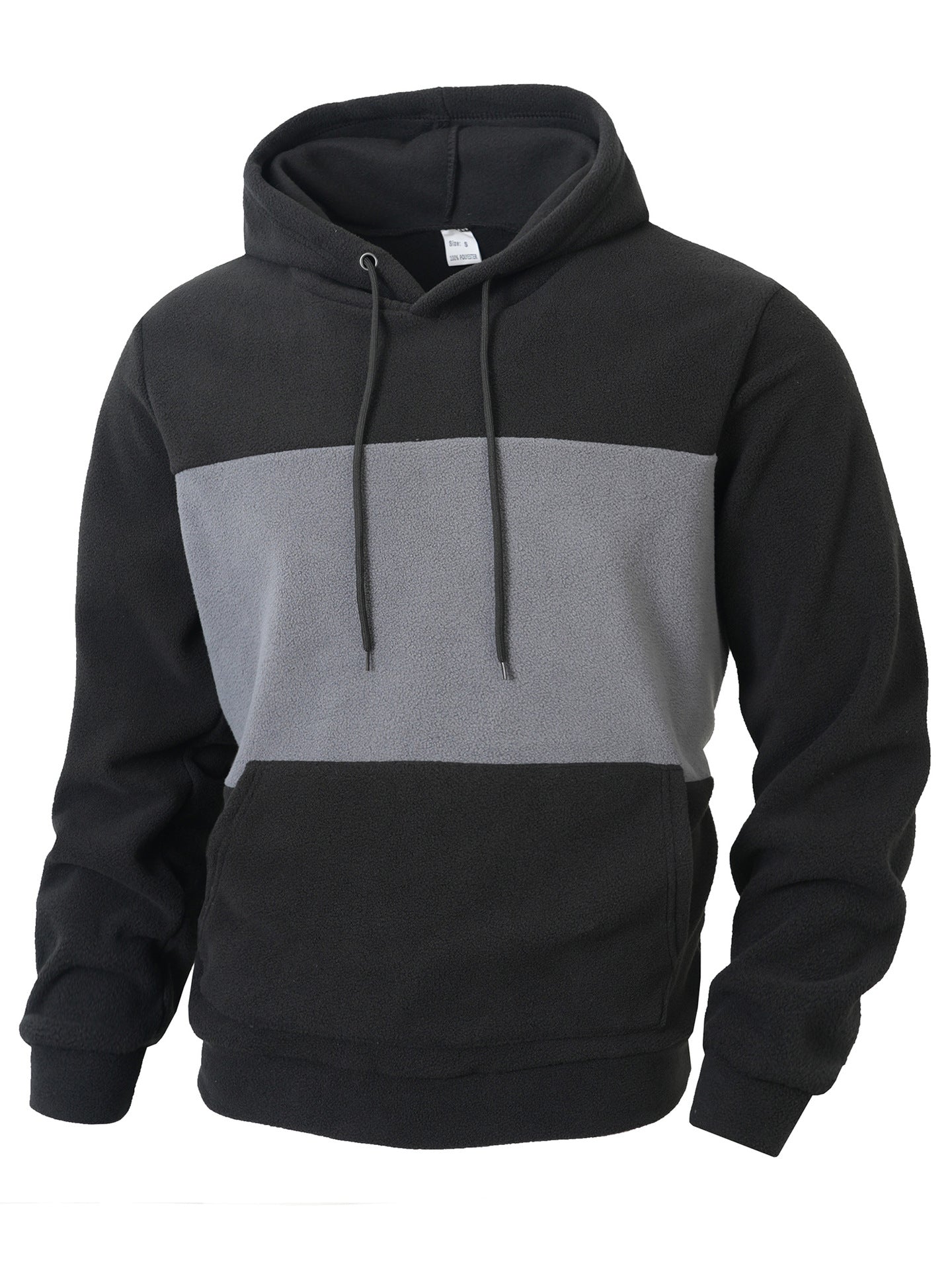 Herren Fleece-Hoodie mit innovativem Design ModeGeist