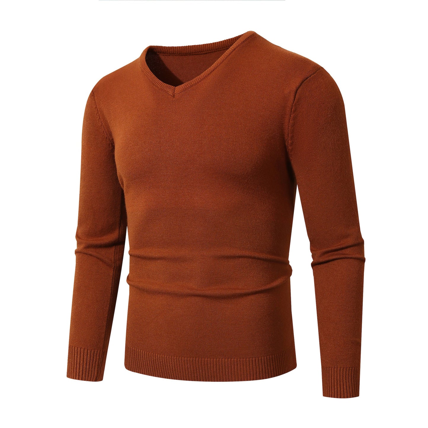 Herren V-Ausschnitt Feinstrickpullover ModeGeist