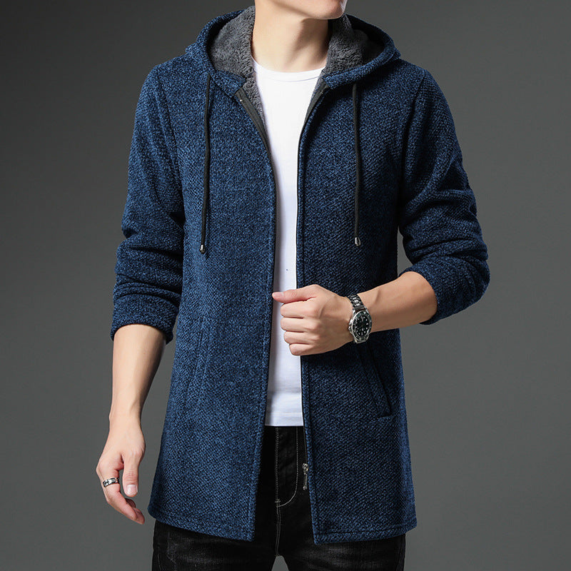 Herren urbane Freizeitjacke mit Kapuze ModeGeist