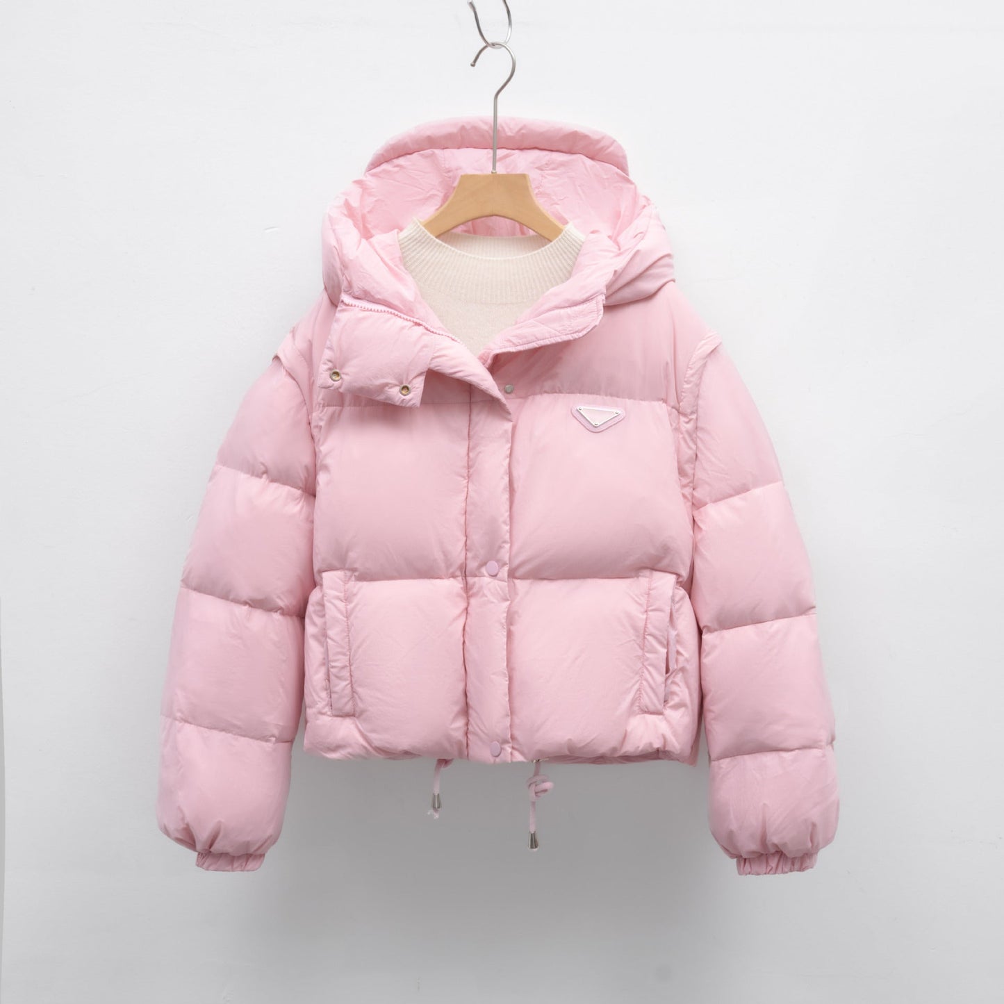 Damen Pufferjacke mit verstellbarem Bund und weichem Innenfutter ModeGeist