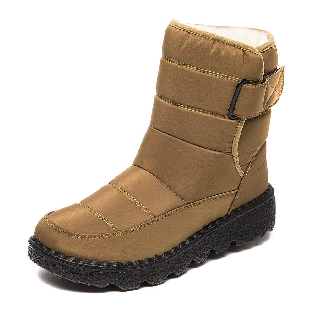 ModeGeist | Wasserdichte High-Top Slip-On Schneestiefel