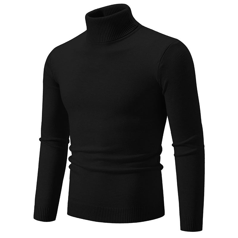 Herren eleganter Rollkragenpullover aus feiner Baumwolle ModeGeist