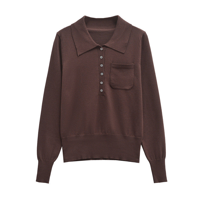 Damen Poloshirt mit Knopfleiste und Brusttasche ModeGeist
