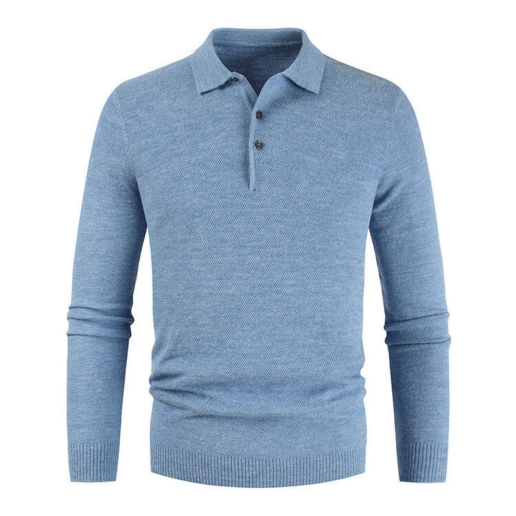 Herren langärmliges Poloshirt ModeGeist