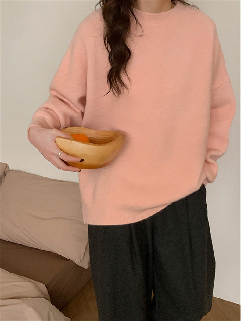 Damen Oversized Strickpullover mit weichem Material und lässigem Schnitt ModeGeist