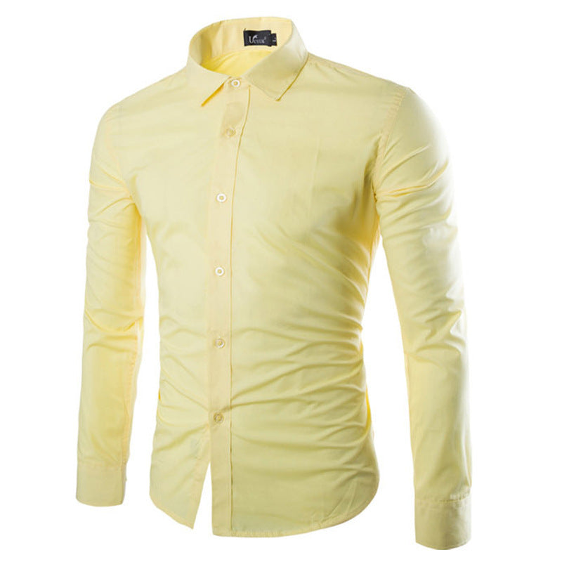 Herren elegante Langarmhemd ModeGeist